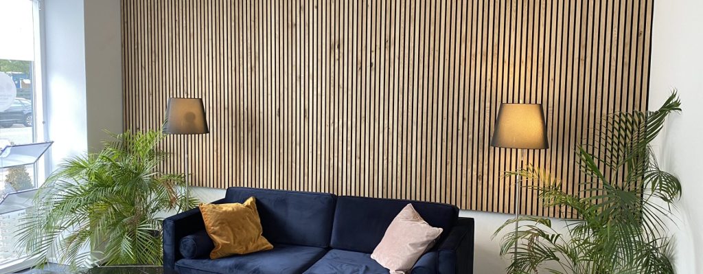 Akupanel240 living room Reverberation