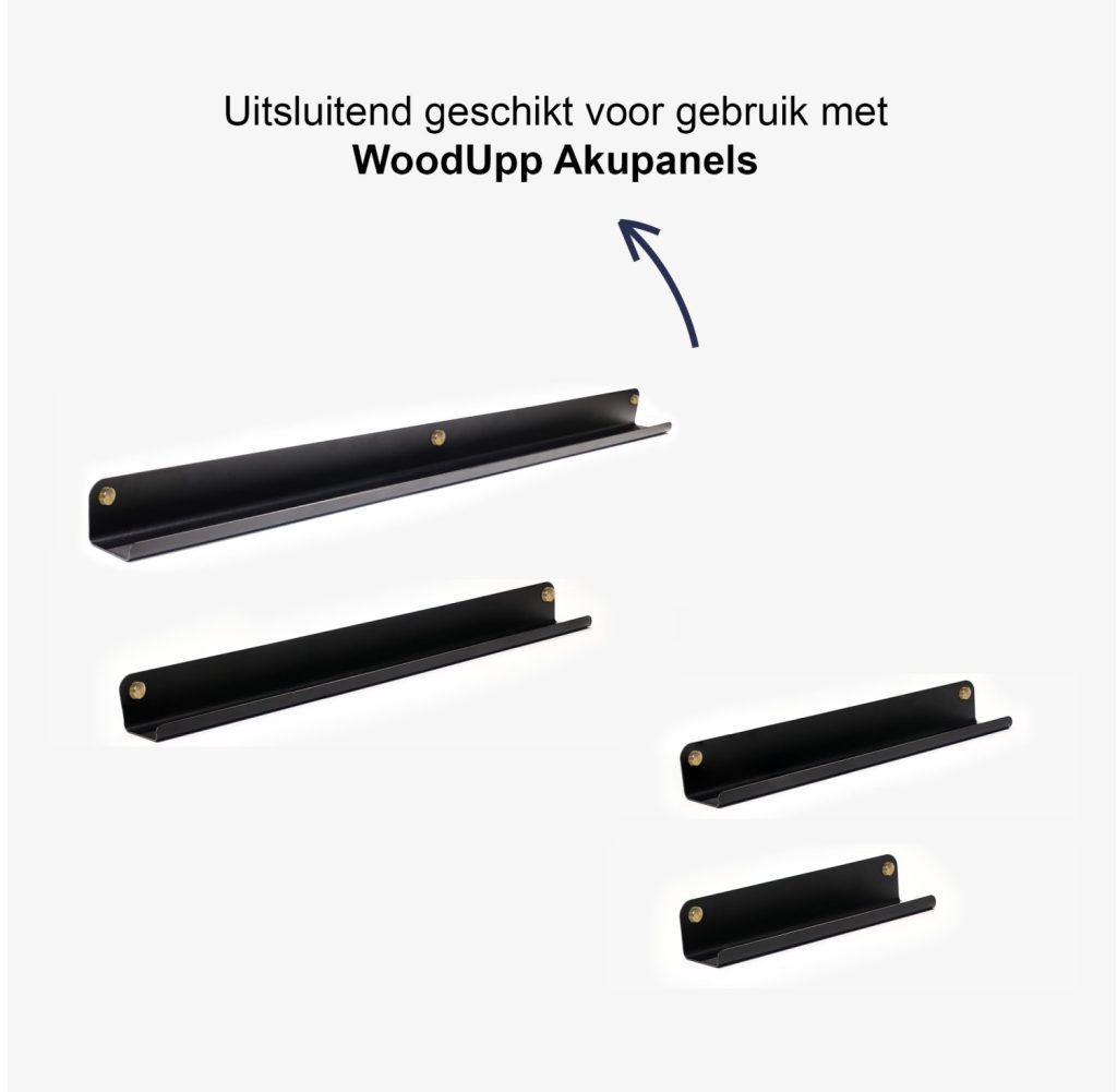 Afbeelding 8 van 10 in Wandplank smal galerij